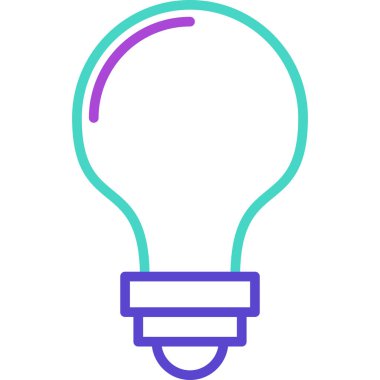 Bir fikrim var. Web simgesi basit illüstrasyon