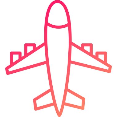 Airport simgesini. Vektör çizim