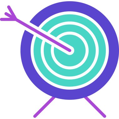 Hedef. Web simgesi basit illüstrasyon