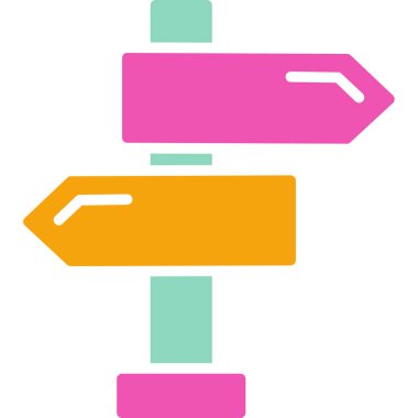 Ok. Web simgesi basit illüstrasyon