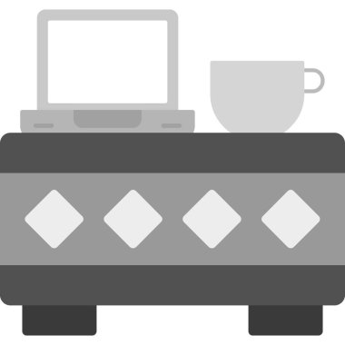 Bardak. Web simgesi basit illüstrasyon