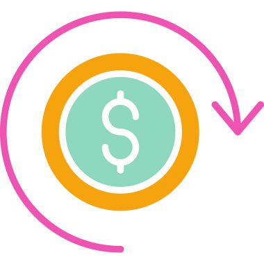 Dolar işareti. Basit tasarım