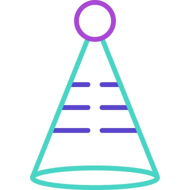 Yılbaşı ağacı. Basit resimleme