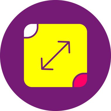 Ok. Web simgesi basit illüstrasyon