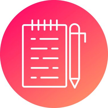 kalem simgesi vektör illüstrasyonu