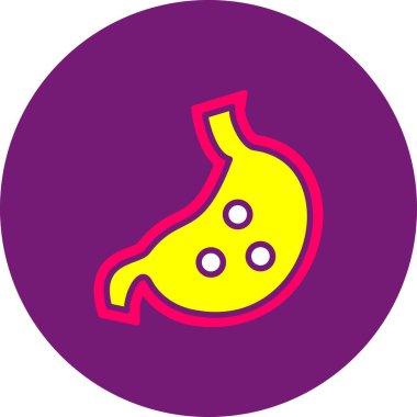 meyve ikonu vektör illüstrasyonu