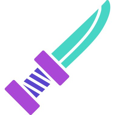 Bıçak. Web simgesi basit illüstrasyon
