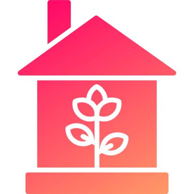 Ev simgesi vektör illüstrasyonu