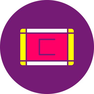 Modern b 'nin vektör illüstrasyonu eksik simgesi