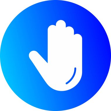 el simgesi vektör illüstrasyonu