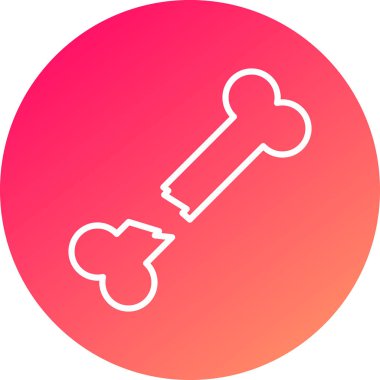 Bir köpek simgesinin vektör illüstrasyonu