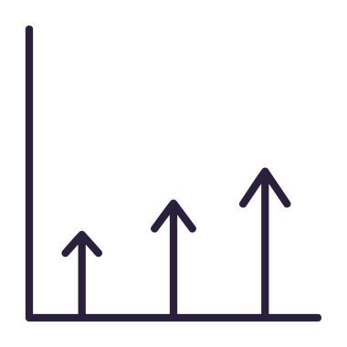 Beyaz arka plan üzerinde grafiğin saydam işareti izole grafik simge vektör