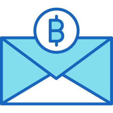 bitcoin. Web simgesi basit illüstrasyon