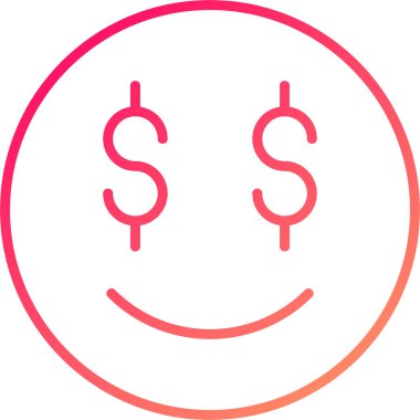 Mutlu bir gülümseme Basit tasarım