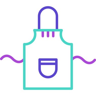 sırt çantası simgesi vektör illüstrasyonu