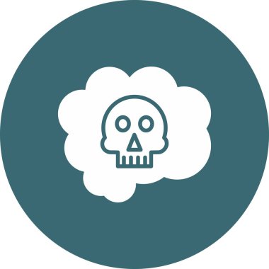 - Ölüm. Web simgesi basit illüstrasyon