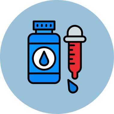 Şişe. Web simgesi basit illüstrasyon