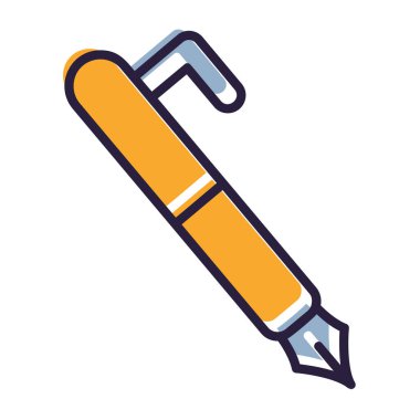 kalem simgesi vektör illüstrasyonu