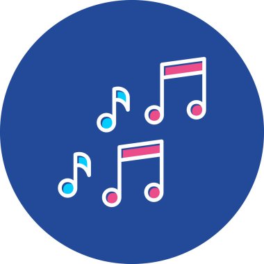 vektör müzik Not simgesi