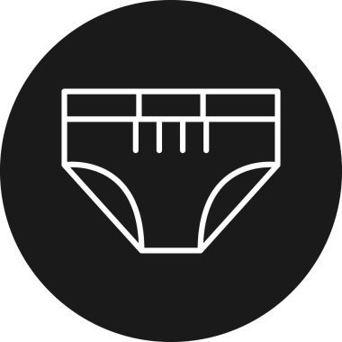 iç çamaşırı vektör düz simgesi