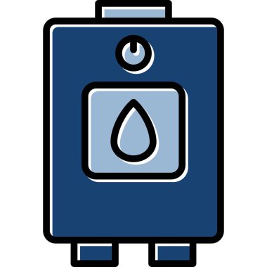 yağ damlası simgesi, vektör illüstrasyonu