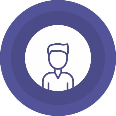 avatar adam profili simgesi düz biçimli