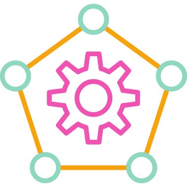 seo modern simgesinin vektör illüstrasyonu