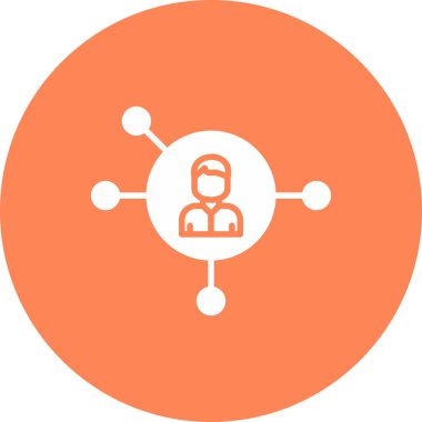 İnsan simgesinin vektör illüstrasyonu