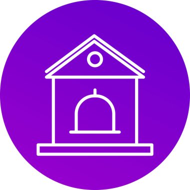 Yapı simgesinin vektör illüstrasyonu