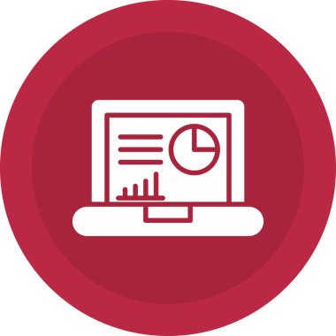 İş ve finans simgesinin vektör illüstrasyonu