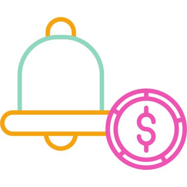 çanta simgesi vektör illüstrasyonu