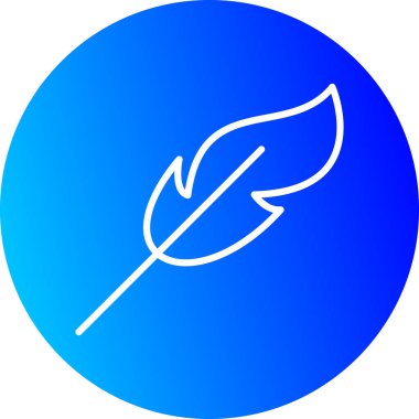 Tüyün vektör illüstrasyonu