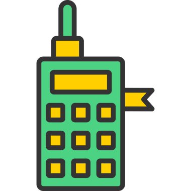 telefon simgesi vektör illüstrasyonu