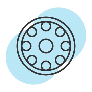 Modern simgenin vektör illüstrasyonu