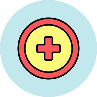 tıbbi simge vektör illüstrasyonu