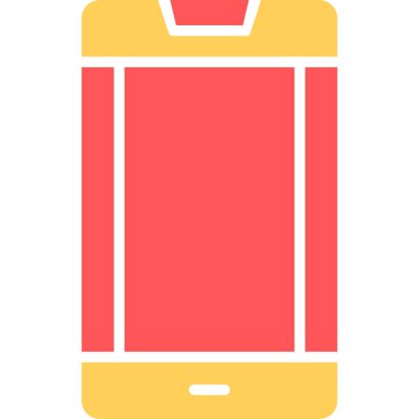 cep telefonu ikonu vektör illüstrasyonu