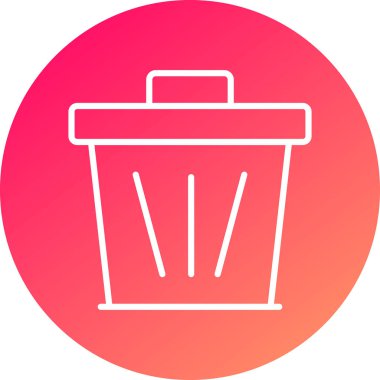 Çöp kutusu vektör illüstrasyonuName