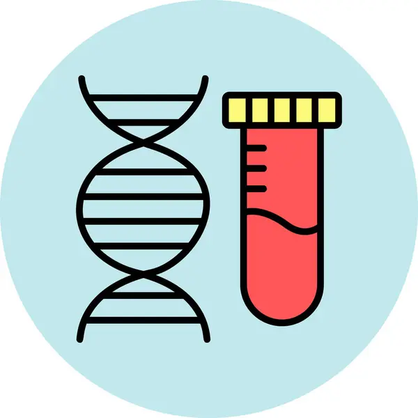 DNA simgesi vektör illüstrasyonu