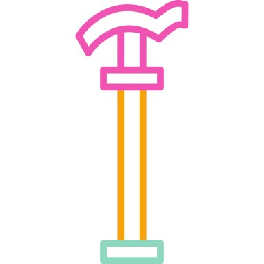 Tek bir simgenin vektör illüstrasyonu