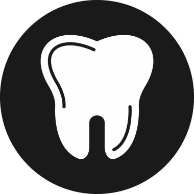 Bir dişin vektör çizimi