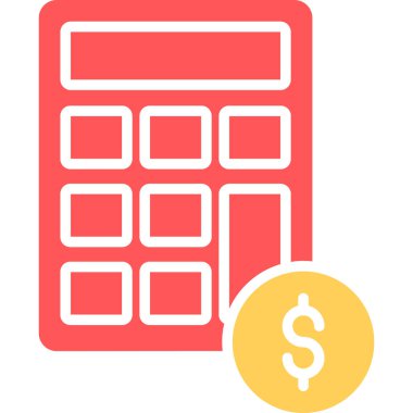 Para için. Web simgesi basit illüstrasyon