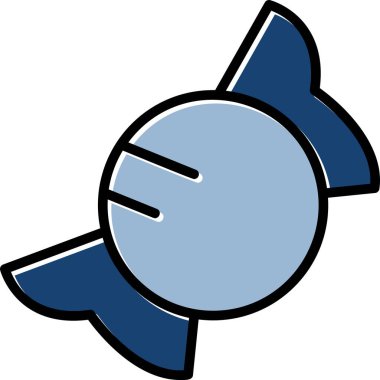 Roket ikonu. Dolu tasarım biçimi