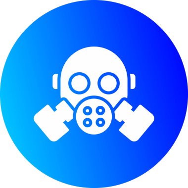 Gaz Maskesi Basit Vektör Simgesi ResmiComment