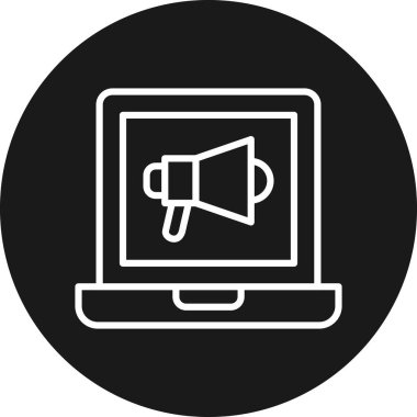 Bilgisayar simgesi. Basit resimleme