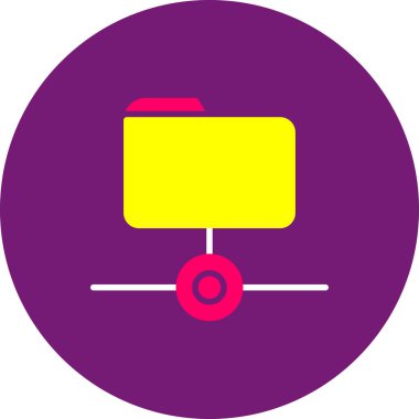 Tek bir simgenin vektör illüstrasyonu