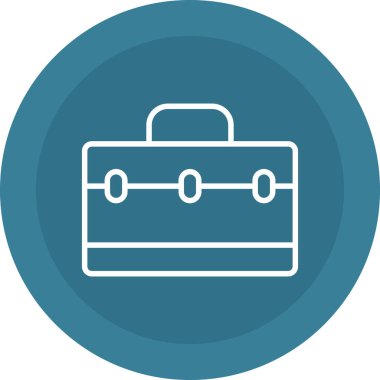 İş çantası izole edilmiş ikon. Web, mobil, mobil tasarım ve web için kullanılabilir.