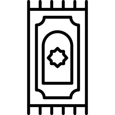 Cami simgesi vektör illüstrasyonu