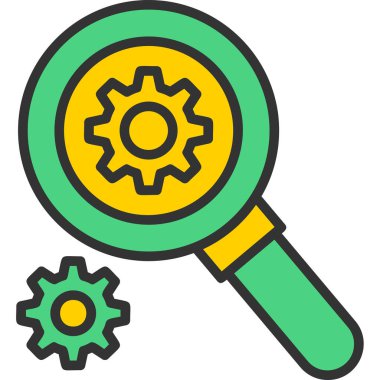 Ara. Web simgesi basit illüstrasyon