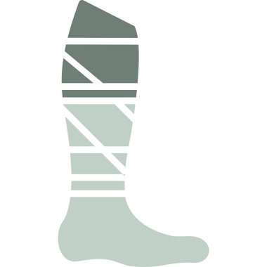 çorap simgesi, vektör çizimi