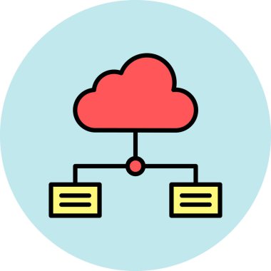 Bulut hesaplama. Web simgesi